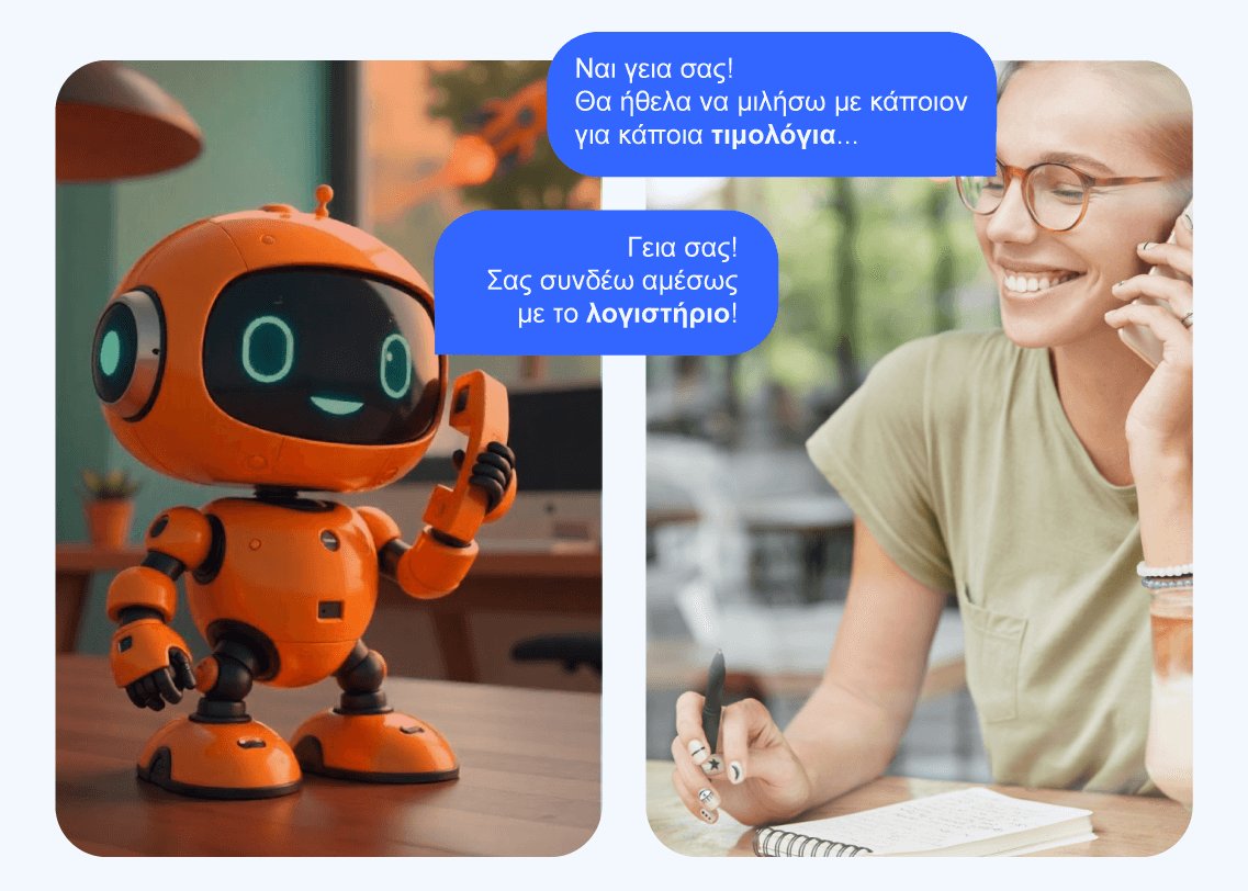 AI IVR Έξυπνη Εξυπηρέτηση