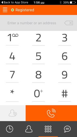 Linphone Registered